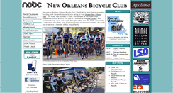 Desktop Screenshot of neworleansbicycleclub.org
